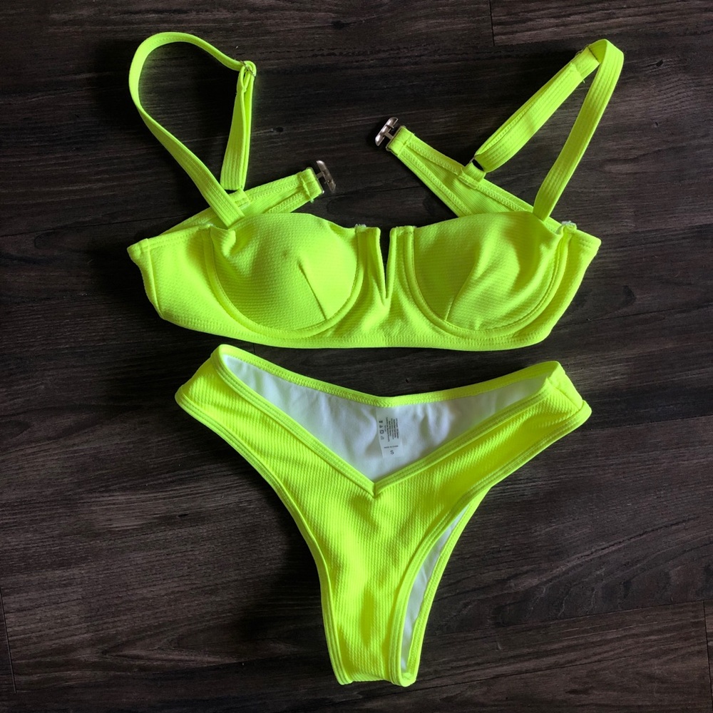 Neon Bikini Set Size Small